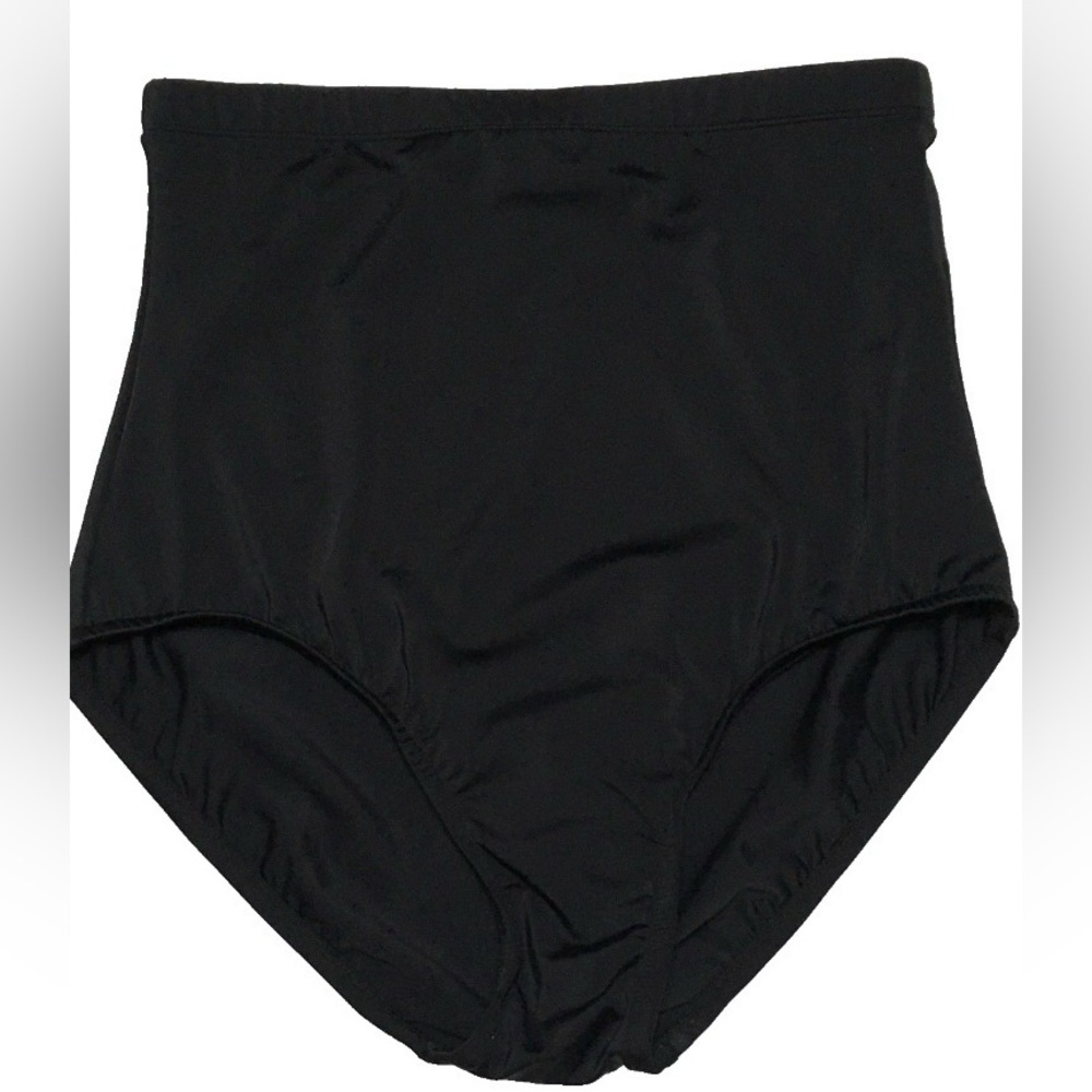 Swim Solutions Women's Size 14 Black High-Waist Swim Bottom Swimsuit NWOT - Picture 5 of 5